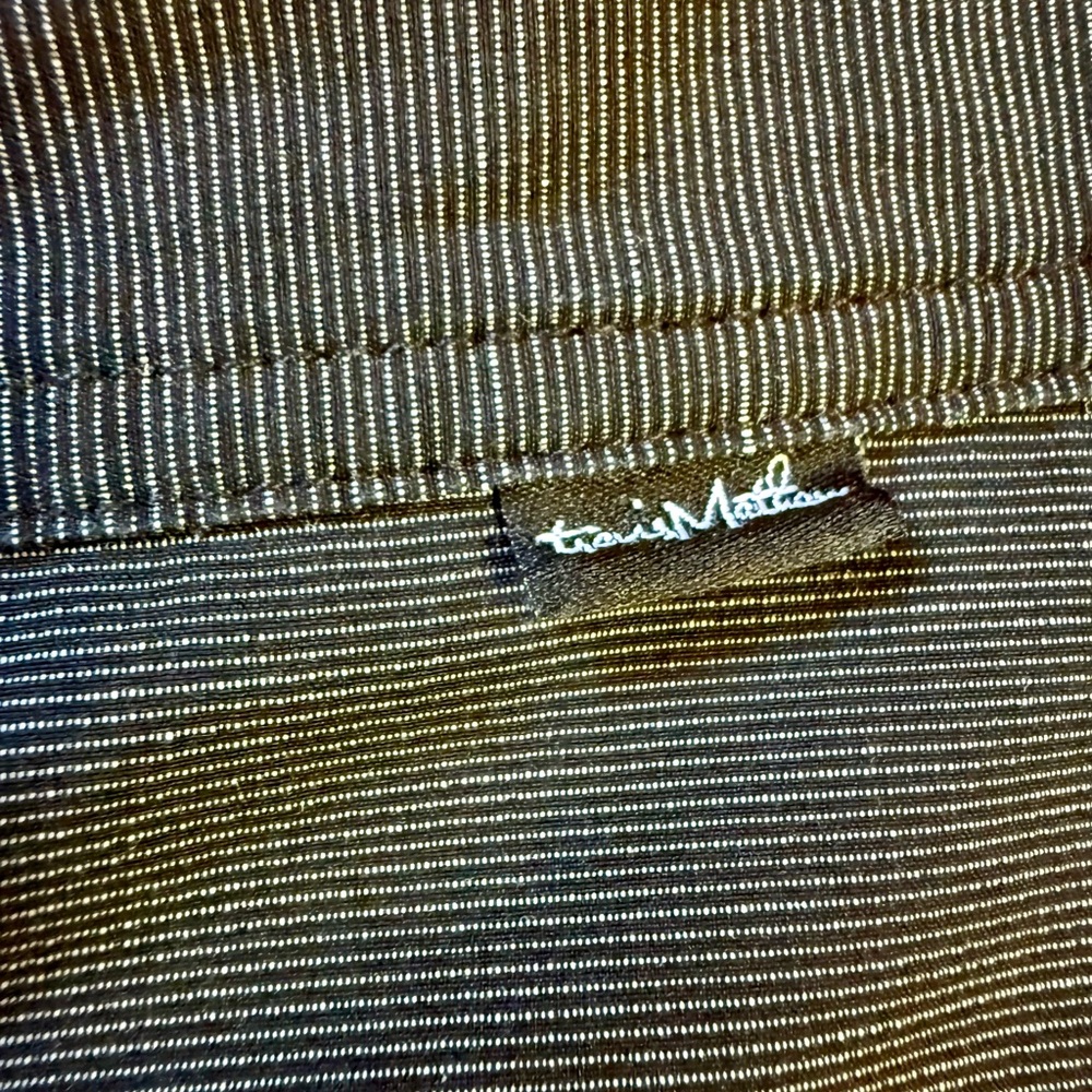 Travis Mathew Grey Tiny Stripe Flat Front Shorts - image 7